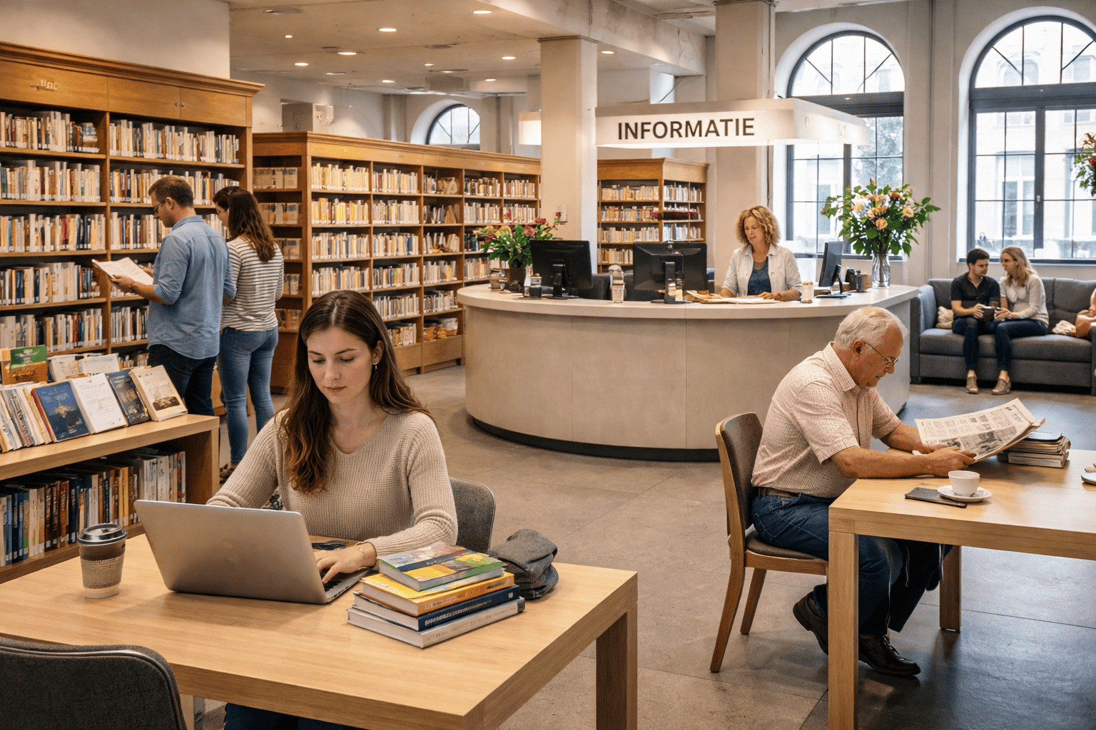 Bibliotheek in Maastricht